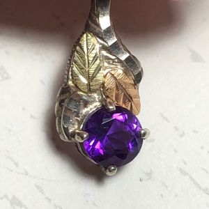 Black Hills gold, sterling silver 12k